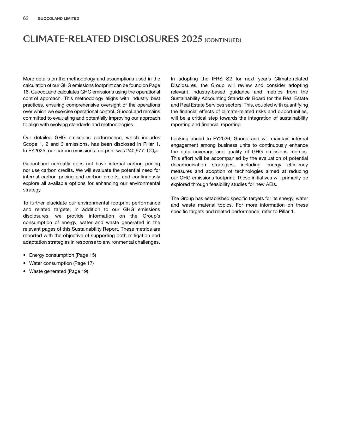 Emissions data extracted from page 64