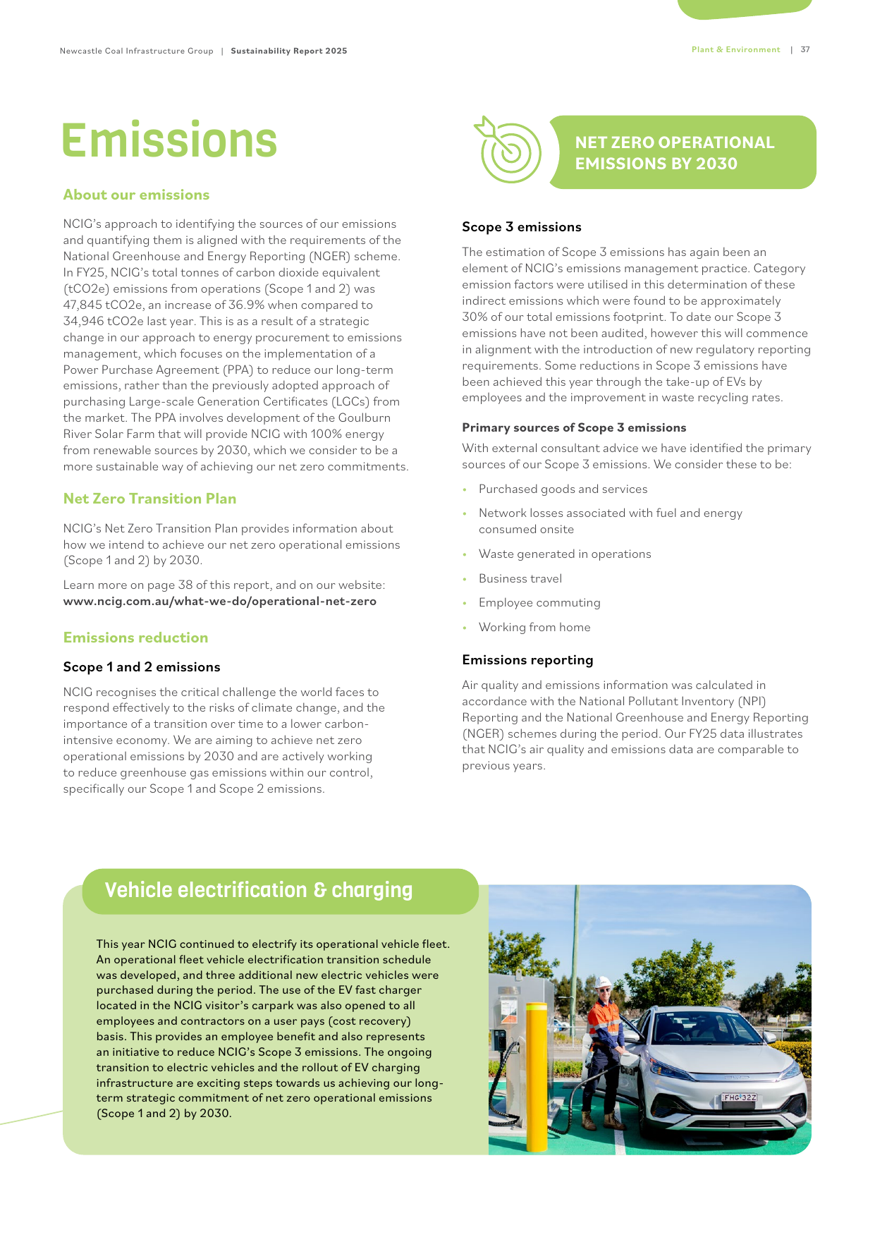 Emissions data extracted from page 37