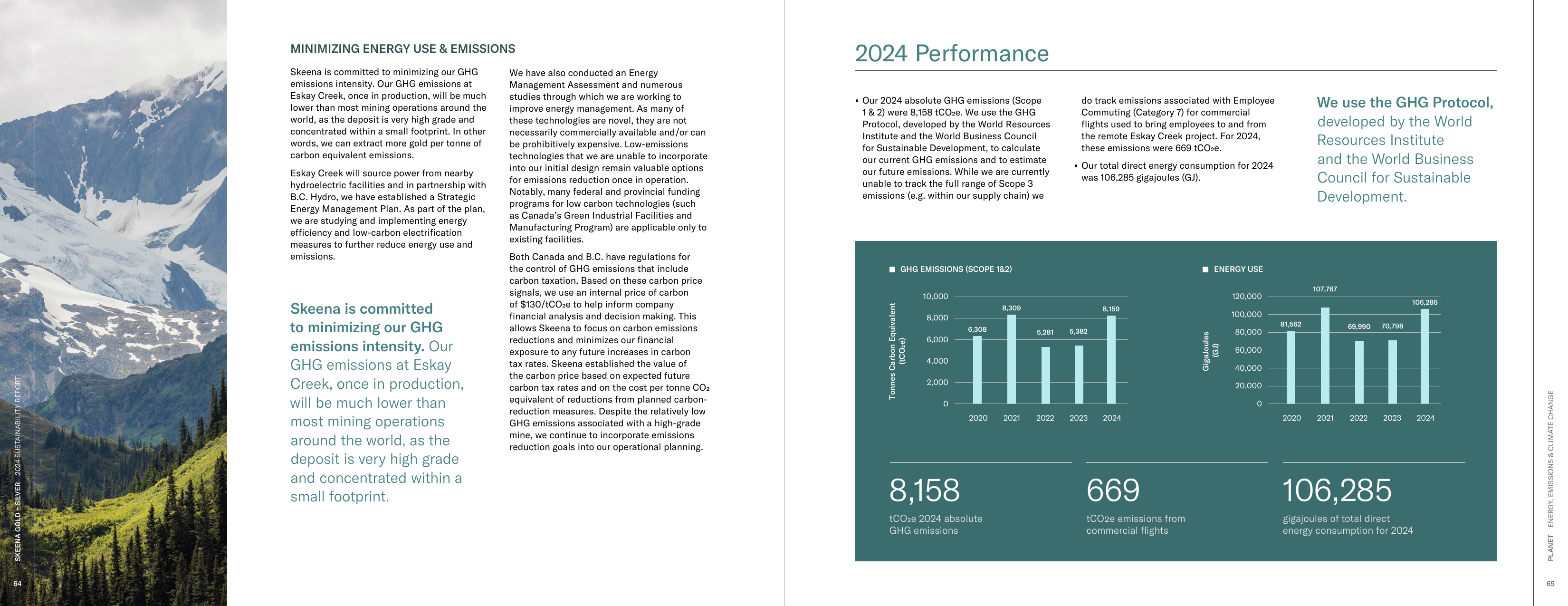 Emissions data extracted from page 33